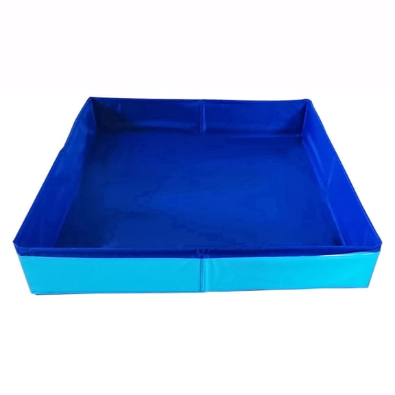 SXDY Kids Sandbox Toys Children Summer Outdoor Beach Sand Box Sand Table Toys for Boys and Girls Holiday Gifts Square Blue