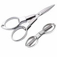 thumbnail image 1 of Foldable Scissors, Stainless Steel Portable Travel Scissors, Small Folding Scissors Pointy Sewing Scissor, Craft Scissors Yarn Cutter, Snips, Fold Up Scissor, 1 of 7