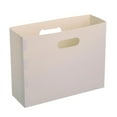 thumbnail image 1 of Foldable Scrapbook Paper Storage Organizer, 12x12 Scrapbook Paper Storage, Plastic File Organizer, Beige, 1 Pack, 1 of 8