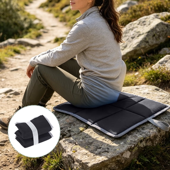 Foldable Seat Cushion, Portable Outdoor Sitting Pad for Camping, Hiking, Picnic, Stadium, and Travel