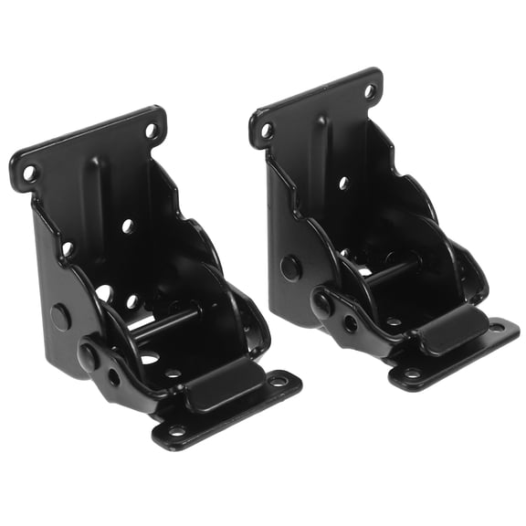 Foldable Self Locking Hinges Brackets 2 Pcs Self-locking Folding Table Desk Legs Chairs Metal