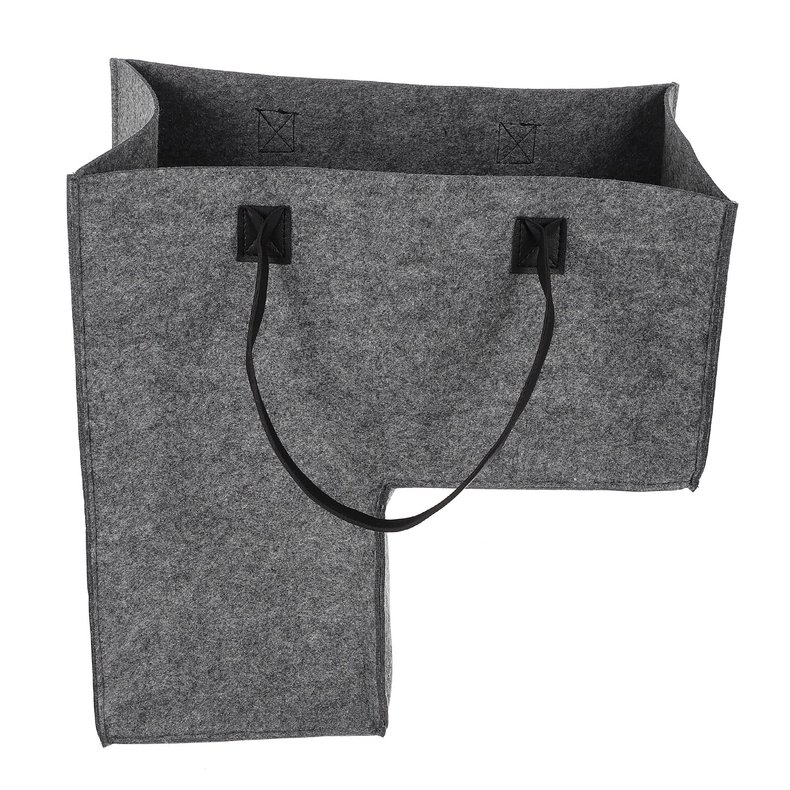 Foldable Shape Stair Basket Organizer Folding Fabric Staircase Storage