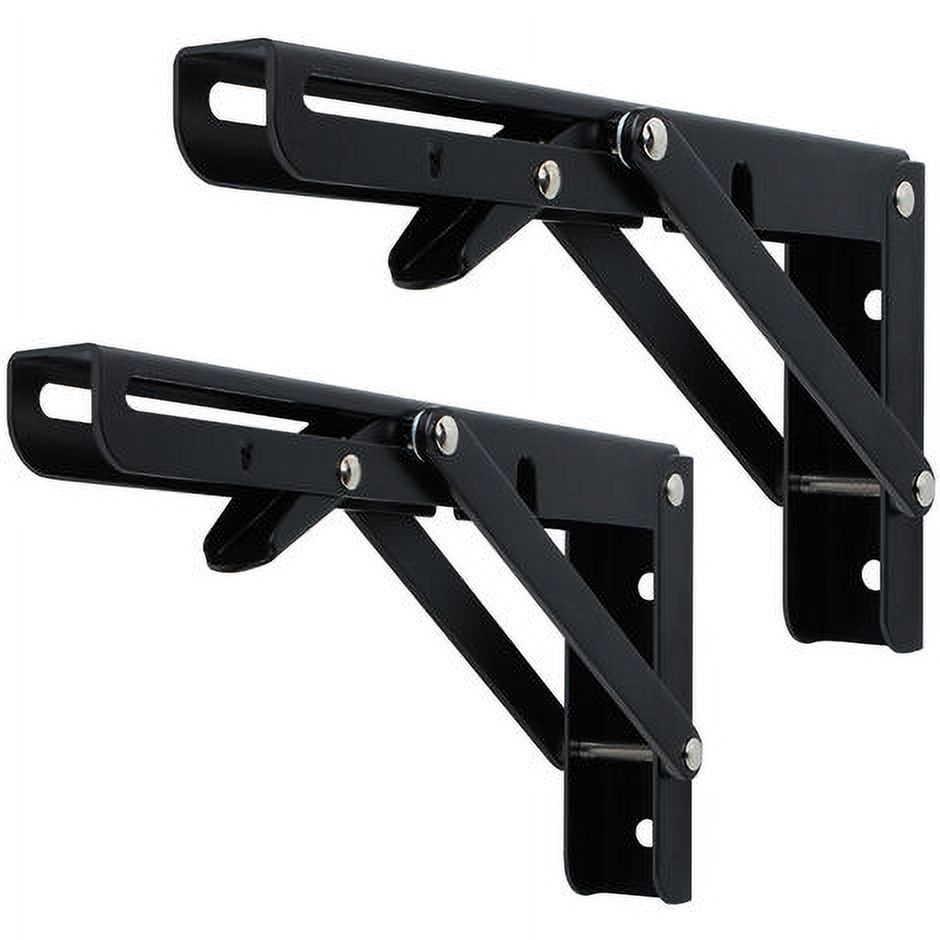 Foldable Shelf Brackets, 300 mm, Foldable Console Support for Table