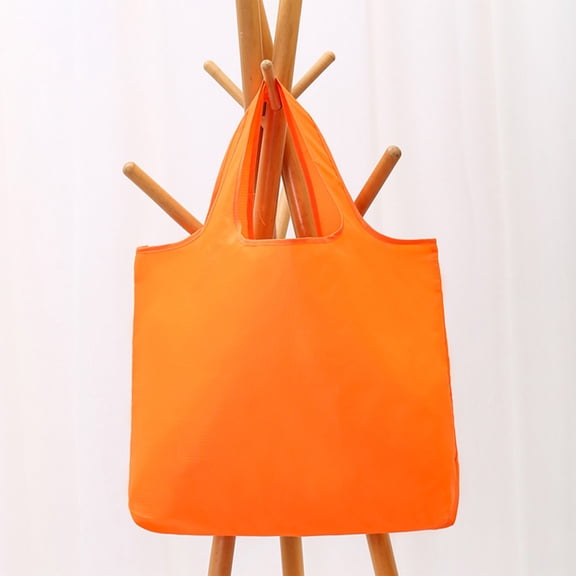 Foldable Shopping Bag Reusable Grocery Tote, Waterproof Portable Carry Bag With Large Capacity Lightweight Design For Travel Daily Shopping Storage, Compact Folding Handbag Organizer