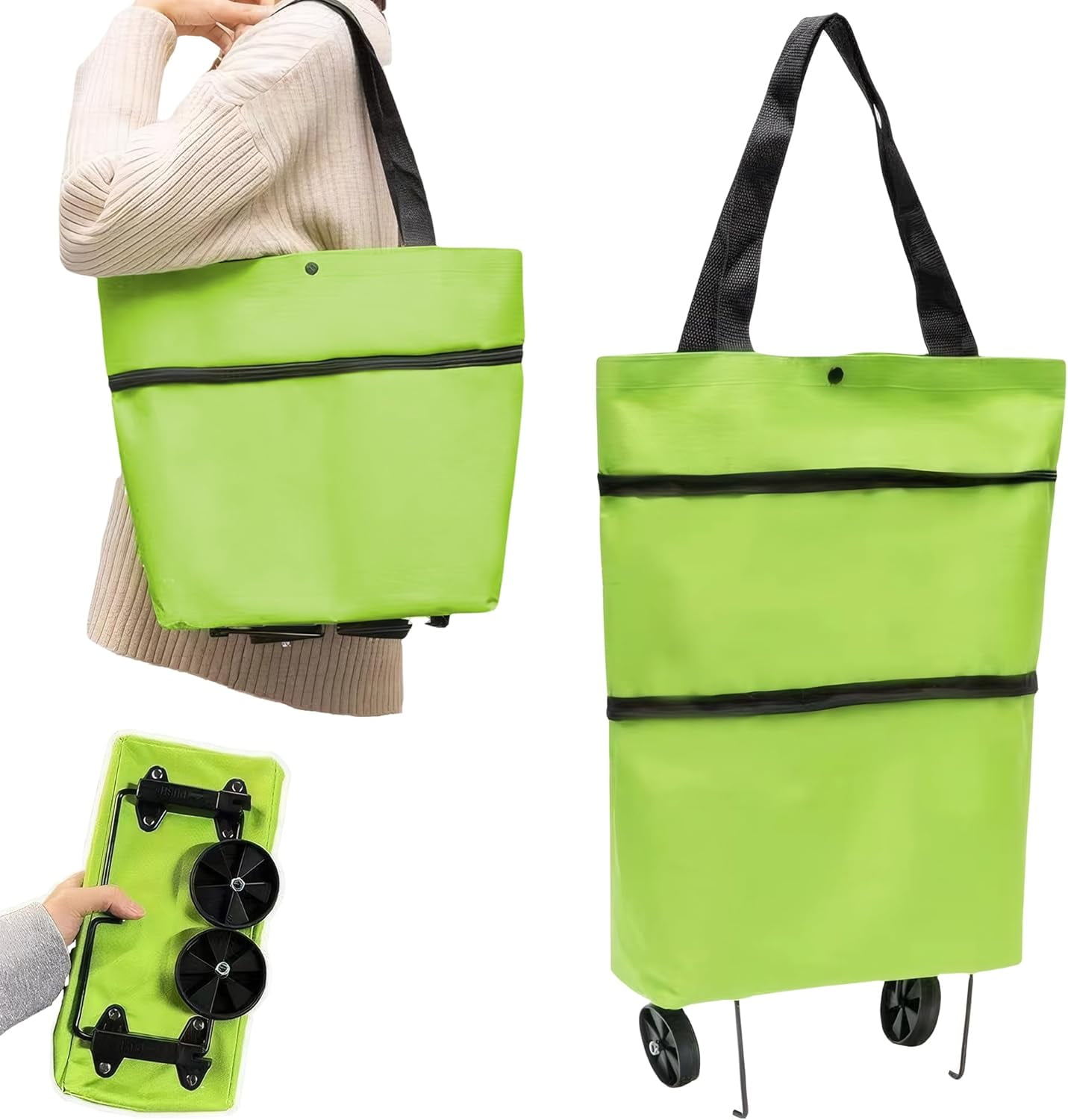 Grocery Bag With Wheels