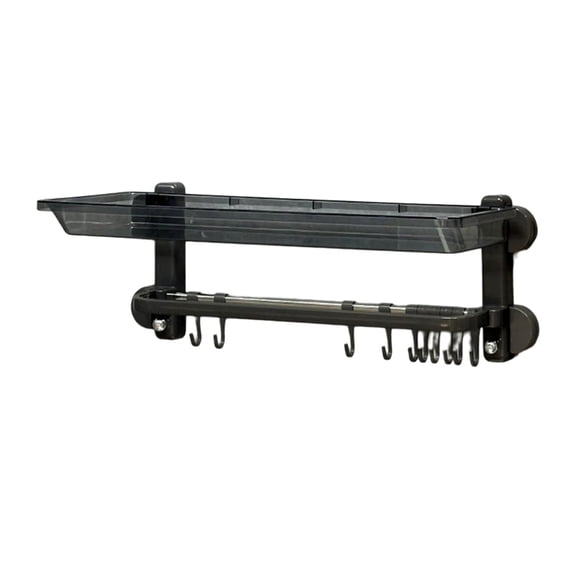 Foldable Showers Room Storage Shelf Not drill Adhesive Hook Foldable Drying Rack For Towel Clothes Bath Accessories