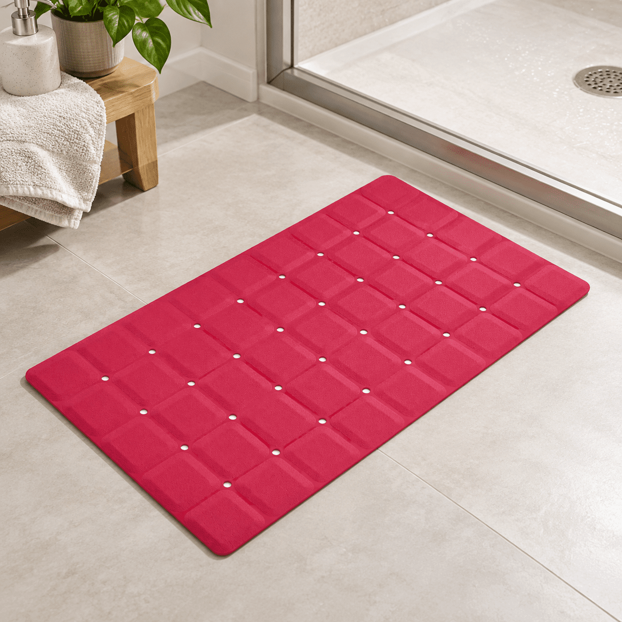 Foldable Silicone Bathtub Mat: Size Heavy Duty Safety Bath Mat For Tub ...
