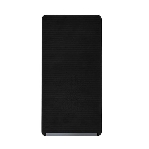 Foldable Silicone Stand for Smartphone, Tablet & Laptop, Robust Flexible Transforming Desk Holder, Sturdy Resilient Travel Riser with Heat Dissipation, Black/Orange