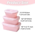 thumbnail image 1 of Foldable Silicone Storage Container - 550ml Collapsible Bento Box with Lid for Microwave and Freezer - Pine Green, 1 of 6
