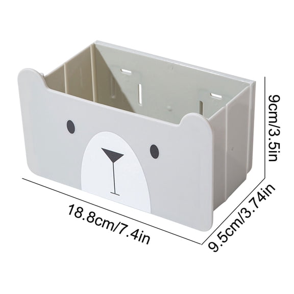 Foldable Sink Drain Basket | Collapsible Storage Rack for Kitchen & Bathroom | Non-Perforated Design | Food-Grade Plastic | 12x9.5x9cm | Peach/Blue/Dark Green/Gray White