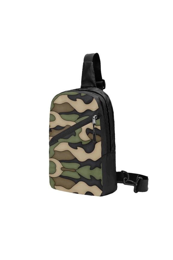 Foldable Sling Backpack Packable Daypack Camouflage Collapsible Crossbody Shoulder Bag