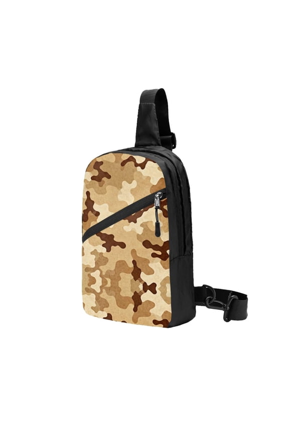 Foldable Sling Backpack Packable Daypack Desert Camouflage Collapsible Crossbody Shoulder Bag