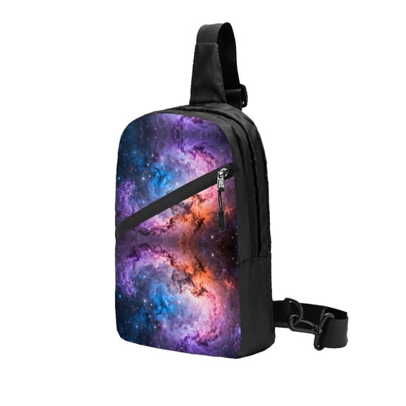 Foldable Sling Backpack Packable Daypack Nebula Collapsible Crossbody Shoulder Bag