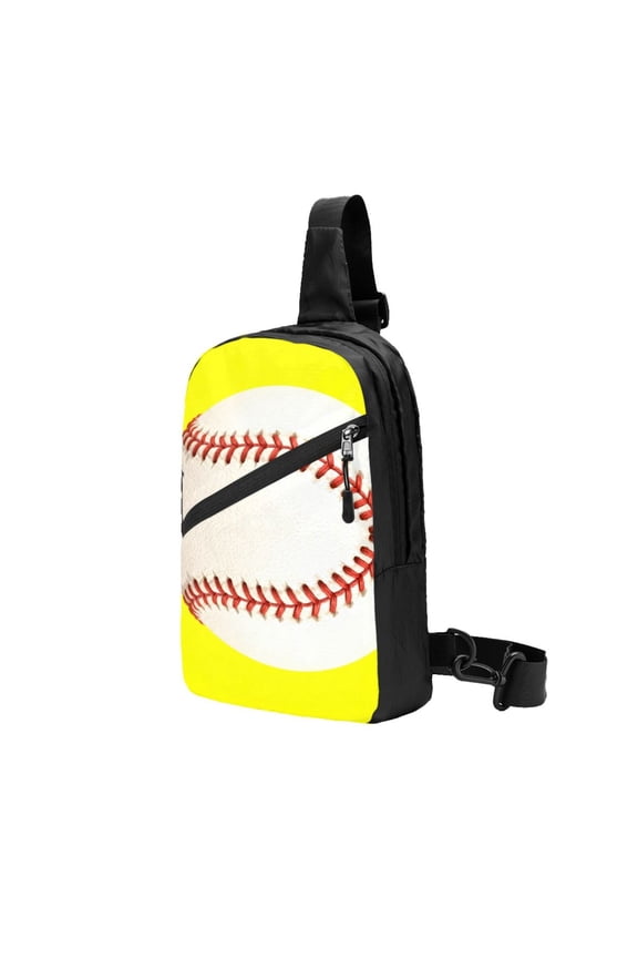 Foldable Sling Backpack Packable Daypack Softball Baseball Collapsible Crossbody Shoulder Bag