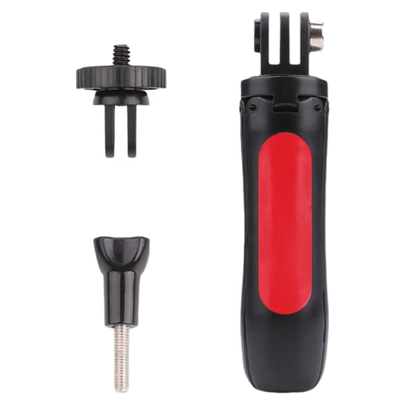 Foldable Small Camera Stand Aluminum Alloy Tripod Flexible length Adjust 3-section for Sports and Family Recording