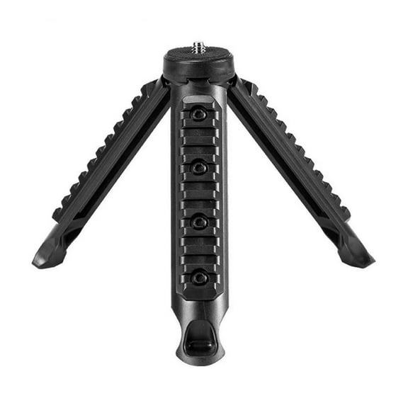 Foldable Small Flashlight Tripod Base Lightweight Plastic Construction Lighting Accessory for Camping Hiking Adventures