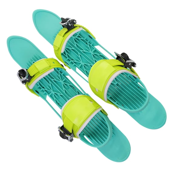 Foldable Snow Skates for Adults and Children Features Light Weight Design and Adjustable Suit for Comfortable Skiing