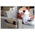 Foldable Sofa/Couch Arm Side Tray Table with Control, Cellphone and