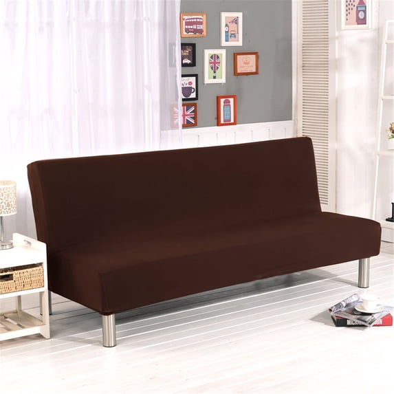 Foldable Sofa Cover, Stretch Polyester Elastic Slipcover, All-Inclusive Futon Protector for Living Room