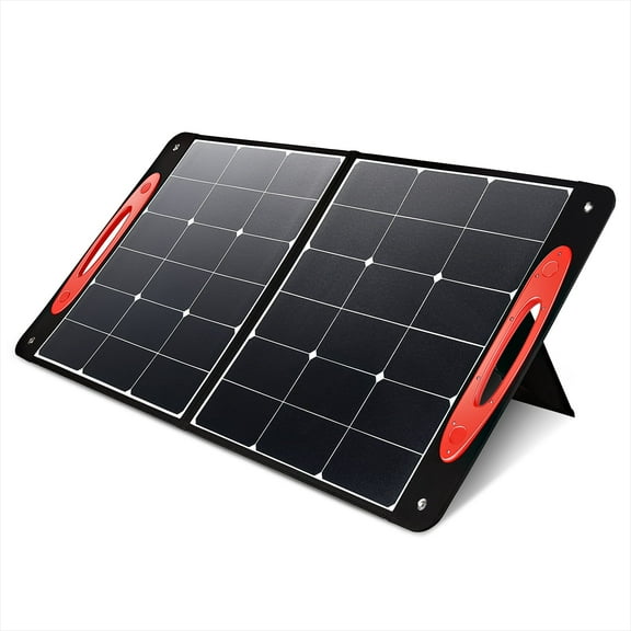 DNA Motoring Foldable Solar Panel 100W Power Supply with Kickstands