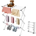 thumbnail image 1 of Foldable Space Saving Clothes Drying Rack, Extendable Rustproof Laundry Rack for Indoor Outdoor Dorm Room Apartments RV, 1 of 8