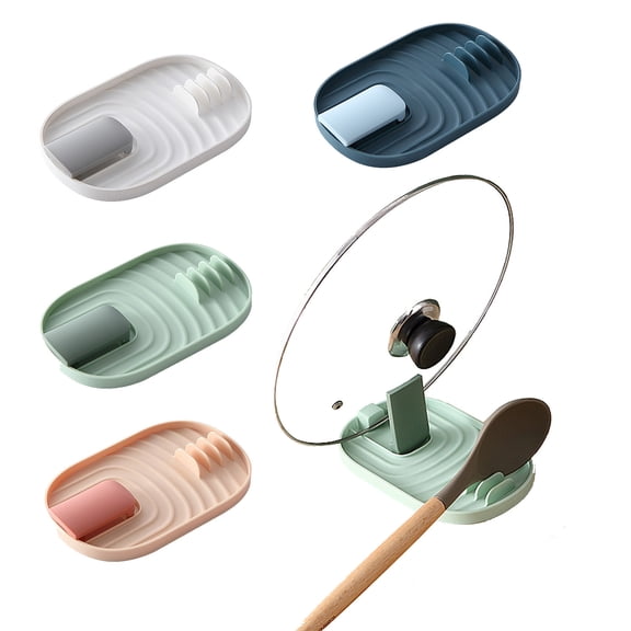 Foldable Spatula Spoon Holder, Kitchen Utensil Organizer with Lid, 1-Pot Lid Rack for Spoons, Spatulas, and Tongs, Space-Saving Foldable Design for Easy Drawer or Cabinet Storage, Ideal for Aestivo