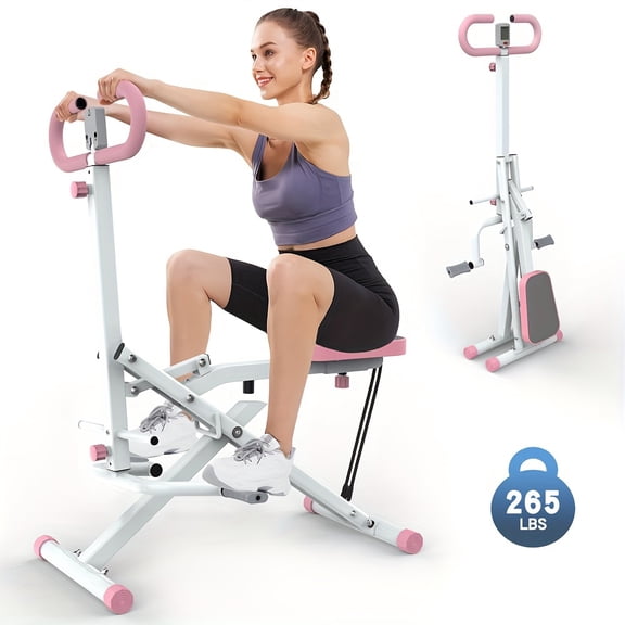 Foldable Squat Machine for Home Gym with Resistance Bands - Assist Trainer for Glute, Butt, Thigh, and Leg Workouts - Compact Design for Ab, Back, and Hip Thrust Exercises