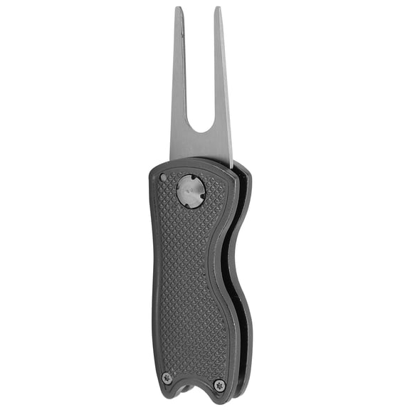 Foldable Stainless Steel  Divot Repair Tool with Magnetic Ball Marker - 4.7 Inch