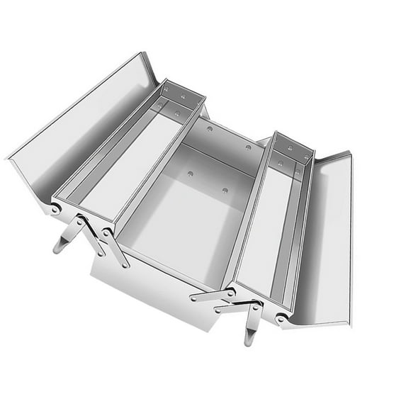 Foldable Stainless Steel Toolboxes Storage Tool Holder Carriers Perfect For Home Projects Automotive Repairs
