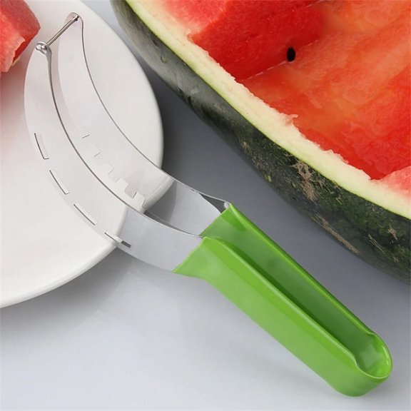 Foldable Stainless Steel Windmill Watermelon Cutter Artifact Salad Fruit Slicer Cutter Tool Watermelon Digger Kitchen Accessories Gadgets | Typpkmm