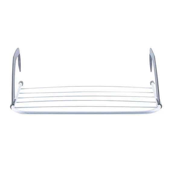 Foldable Stainless Steel Window Balcony Hanging Clothes Drying Rack – Space-Saving Multi-Functional Indoor/Outdoor Laundry Organizer for Towels Shoes Socks