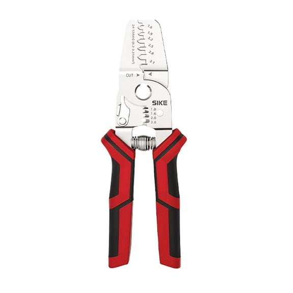 Foldable Stainless Steel Wire Stripper,Multi-function Wires Stripper Tools,Electric Wire Crimper Stripping Tool for Cutting and Pulling,Professional Electrician Repair Tool