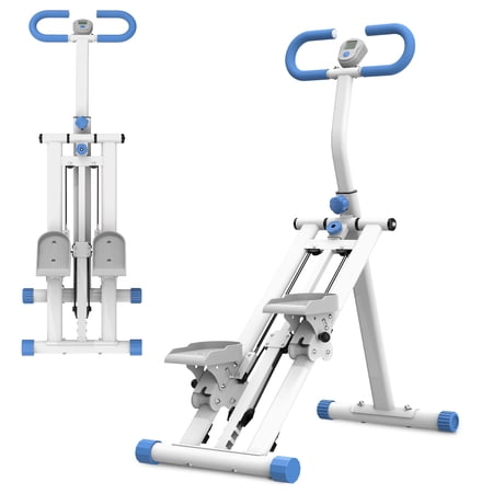 Foldable Stair Stepper with Adjustable Resistance - Full Body Vertical Climber for Home Fitness, Compact and Portable Exercise Machine