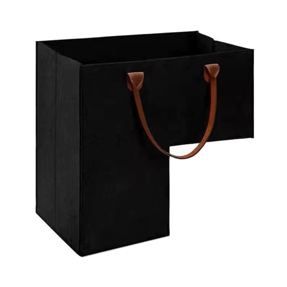 Foldable Stair Storage Bag with Handles Large Capacity Stairs Clothes Organizer Washable Staircase Ladder Basket