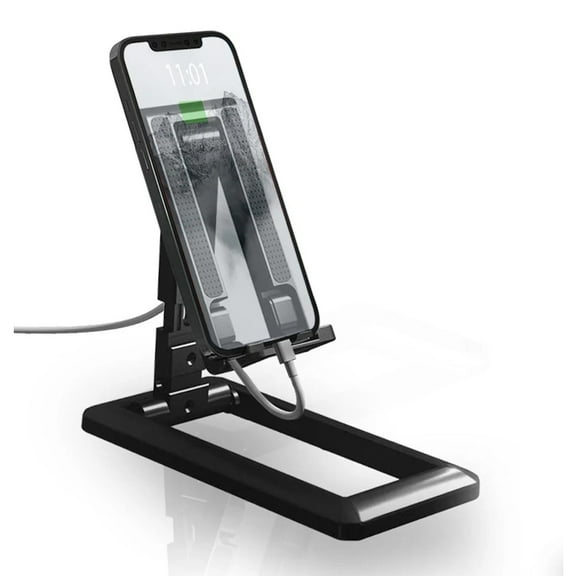 Foldable Stand for iPhone 14/14 Pro/Pro Max/13/13 Pro/Pro Max/12 Pro/Pro Max/Pro Plus/Max Mini - Holder Travel Desktop Cradle Dock Fold-up E2Y