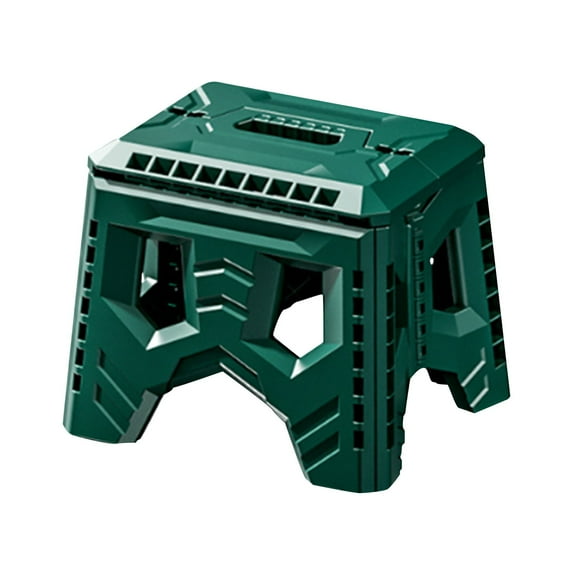 Foldable Step Stool 8 Inch - Portable Stool for Home & Outdoor, Non- Kitchen Bathroom Garden Stool, Supports 400lbs, Compact for Camping & Hiking