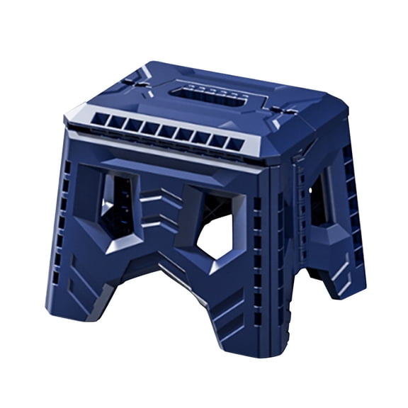 Foldable Step Stool 8 Inch - Portable Stool for Home & Outdoor, Non- Kitchen Bathroom Garden Stool, Supports 400lbs, Compact for Camping & Hiking