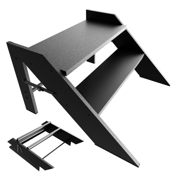 Foldable Step Stool Ladder - 4 Step RV Steps with Handrail, 660lbs Capacity - Hot Tub, Camper, Trailer, Home & Porch Use