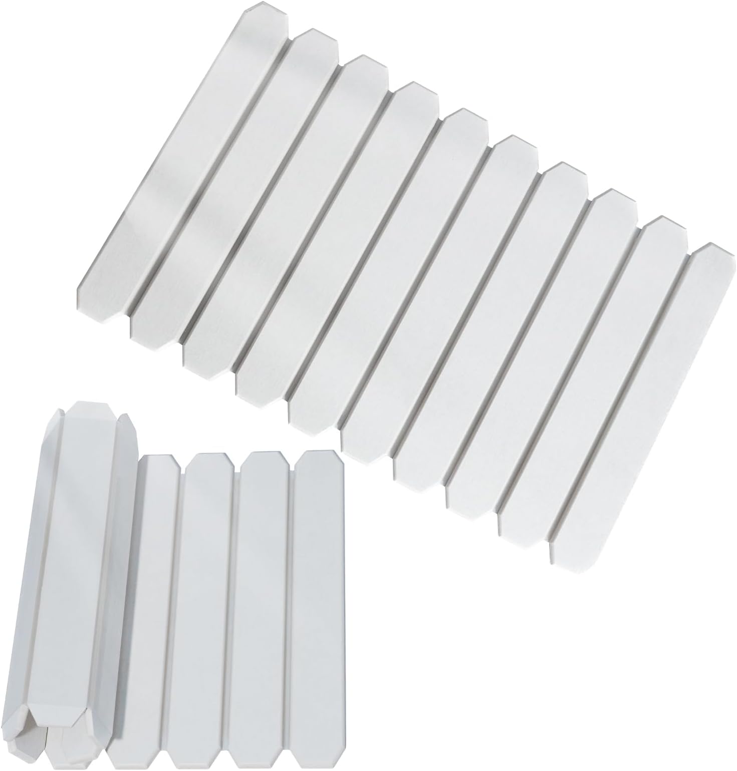 Slatted Mat Foldable Stone Bath Mat, Diatomaceous Earth Mat, Quick Dry Slatted ...