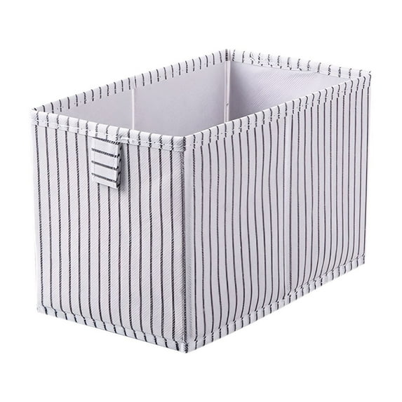 Foldable Storage Basket Bins, Non-Woven Fabric Organizer for Home, Clothes, Towels, Magazines, Space-Saving Rectangular Storage Boxes