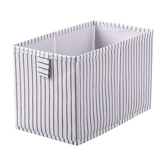 Foldable Storage Basket Bins, Non-Woven Fabric Organizer for Home, Clothes, Towels, Magazines, Space-Saving Rectangular Storage Boxes