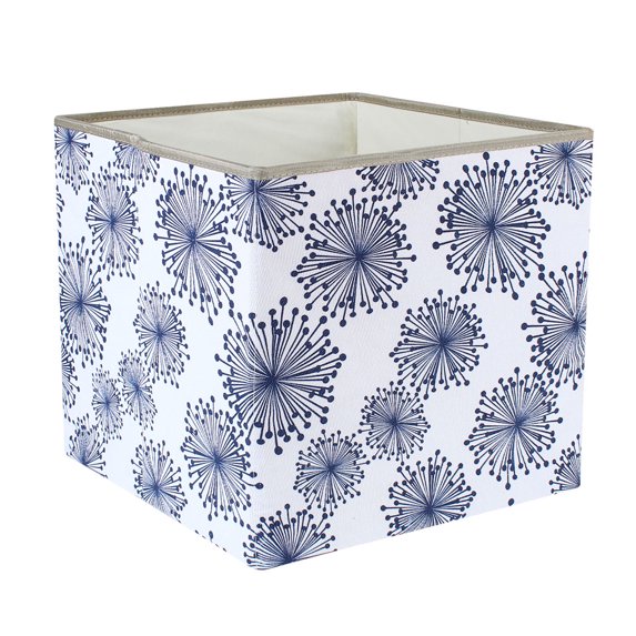 Foldable Storage Bin Cube Laundry Basket Toy Box Cloth Organizer 13" Blue