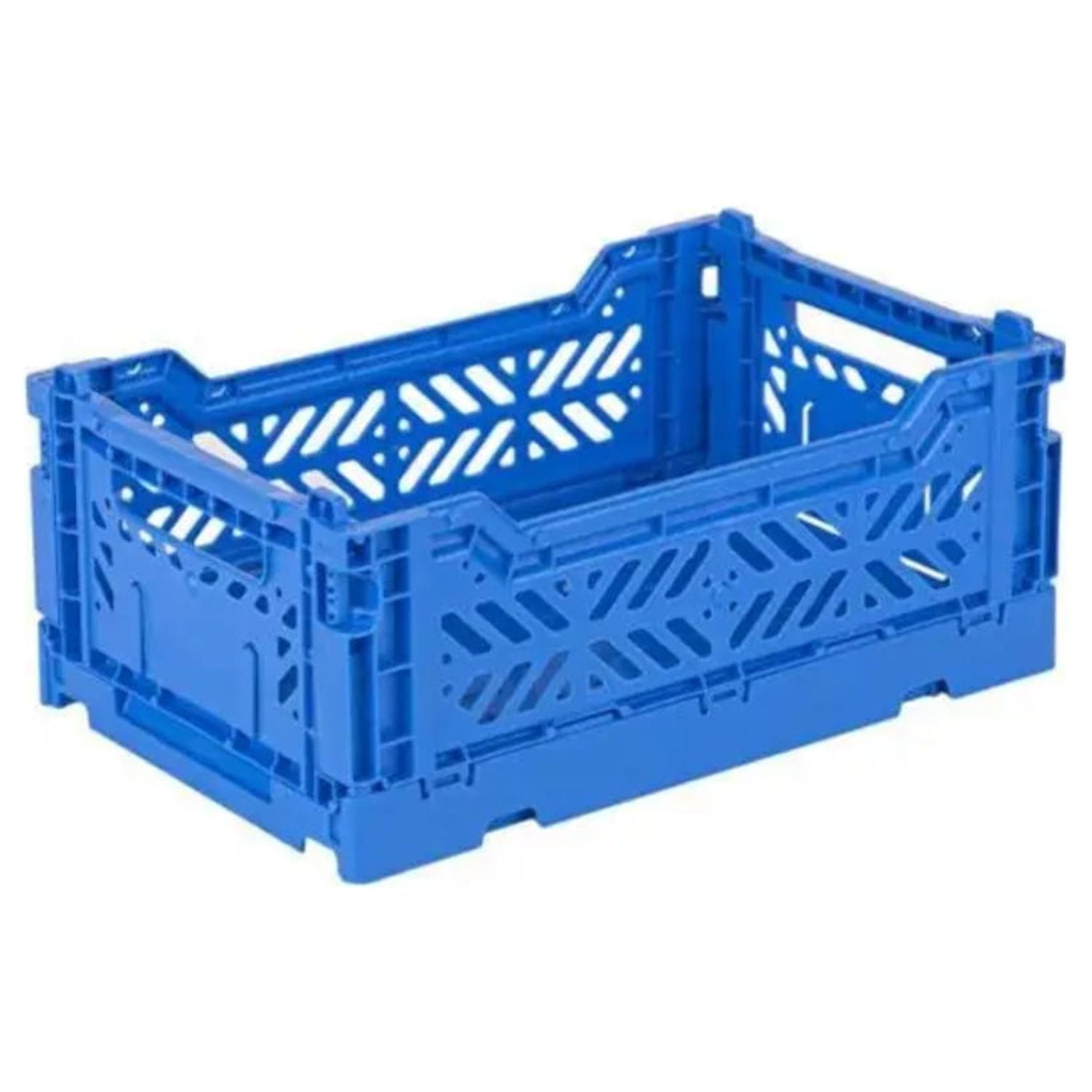 Foldable Storage Bins, Plastic Crate for Storage, Collapsible Crate