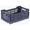 thumbnail image 1 of Foldable Storage Bins, Plastic Crate for Storage, Collapsible Crate, Utility Stackable Box Small Cobalt Blue, 1 of 5