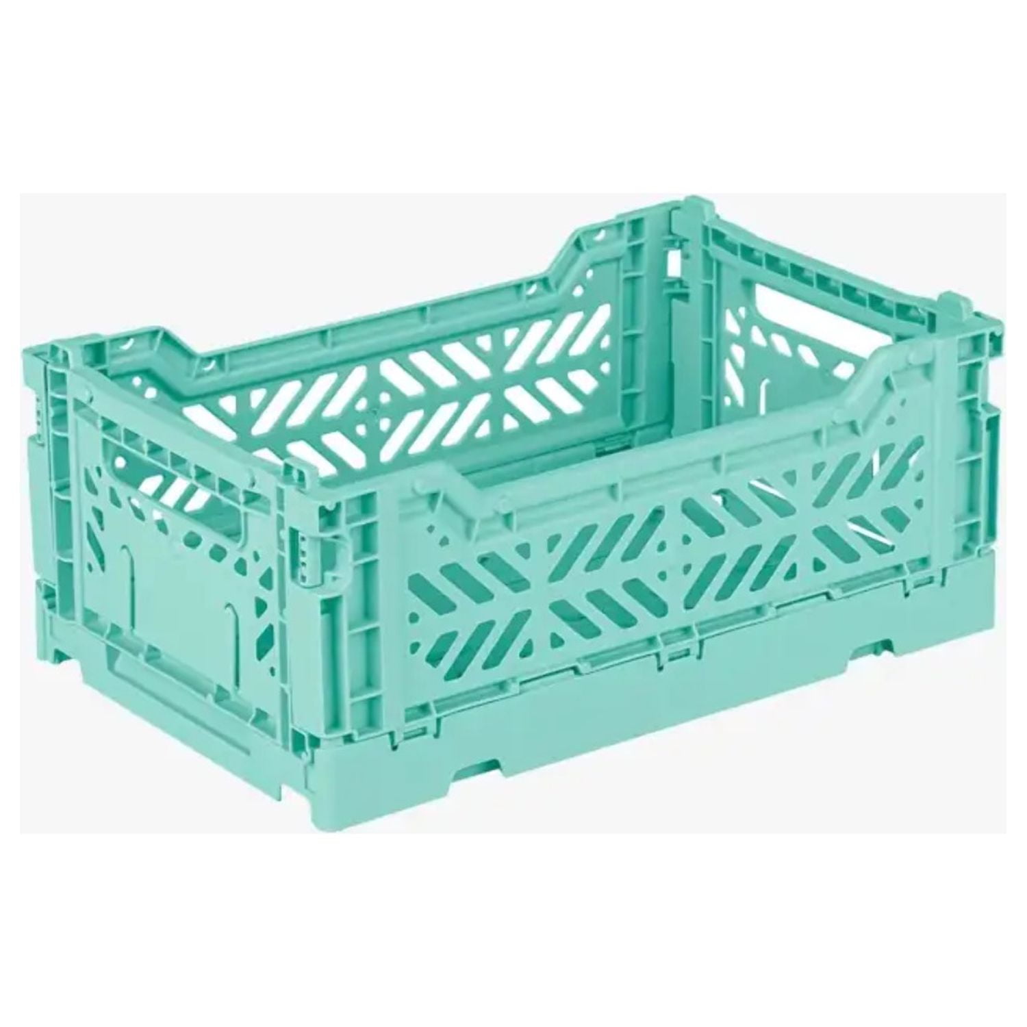 Foldable Storage Bins, Plastic Crate for Storage, Collapsible Crate