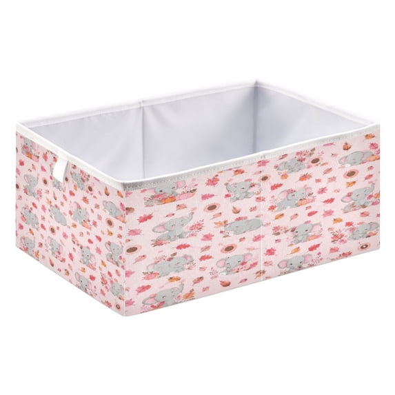 Foldable Storage Box Easy to Assemble Closet Organizer Bins 15.75×10.63 ...
