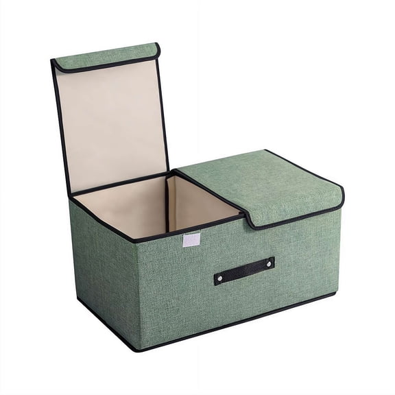 Foldable Storage Box Medium-sized Lidded Organiser Underwear and Miscellaneous Bedroom Storage Box