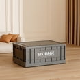 thumbnail image 1 of Foldable Storage Box, Plastic Organizer Bin for Home, Large Capacity Container for Clothes, Toys, Wardrobe, Waterproof Collapsible and Stackable, 1 of 8