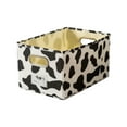 thumbnail image 1 of Foldable Storage Box With Lid Non-Woven Fabric Toy Storage Organizer for Closet Room Office Use 10 in x 8 in x 6 in, 1 of 9