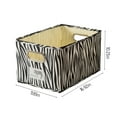 thumbnail image 1 of Foldable Storage Box With Lid, Non-woven Fabric, Closet Organizer, Removable Bottom Support, Stackable, For Clothes Toys Documents Office Storage, 1 of 9